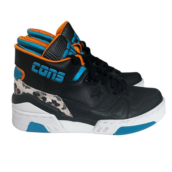 Converse Other - Converse Just Don x ERX-260 Mid Animal Black Teal Sneakers Big Kid Size 4.5